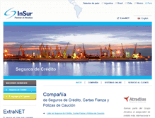 Tablet Screenshot of insur.com.pe